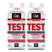 Advanced Molecular Labs - Test, Helps Support Free Testosterone Naturally, Helps Combat Cortisol - 2-Pack (120 caps)