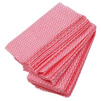 LALANG Cleaning Cloths Disposable Cleaning Towels Kitchen Towels Dish Cloths Heavy Duty Eco-Friendly Non Woven Fabric Multipurpose Handy Wipes 80 pcs (Pink)