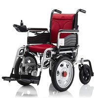 YOLANDEK Lightweight Electric Wheelchair Folding Motorized Power Wheelchairs Device Long Range Battery Gets Up to 13+ Miles for Disabled and Elderly Mobility