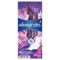 Always Pads, With Flexfoam, With Flexi-Wings, Size 5 Extra Heavy Flow, Light, Clean Scent , 20 Ct