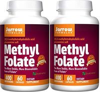 Jarrow Formulas Methyl Folate 5-MTHF, 400 Mcg (60 x 2)