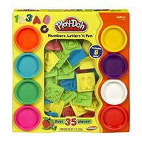 Play-Doh Numbers Letters N Fun Art Multi Kids Toddler Games Play Set Playdough (packaging may vary)
