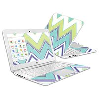 Mightyskins Skin Compatible with Hp Chromebook 14 (2014) - Pastel Chevron | Protective, Durable, and Unique Vinyl Decal Wrap Cover | Easy to Apply, Remove, and Change Styles | Made in The USA