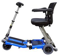 Luggie Super Folding Scooter with 360 lb. Weight Capacity (Blue)