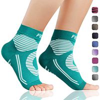 Featol Plantar Fasciitis Socks with Arch Support Ankle Support, Ankle Compression Socks Foot Sleeve to Relieve Arch Pain, Better Than Night Splint