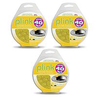 Plink 40 Count Lemon-Scented Garbage Disposal Cleaner and Deodorizer - 3 Pack