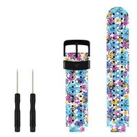 Tkasing Replacement Silicone Smart Wrist Watch Accessory Band Strap for Garmin Forerunner 220/230/235/620/630, (1N)