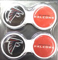 California Accessories Atlanta Falcons 2 Pack Contact Lens Case
