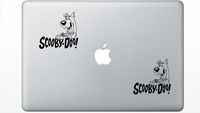 Scooby Doo 02 HenryDecal5550225 Set Of Two (2x) , Decal , Sticker , Laptop , Ipad , Car , Truck