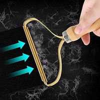 Idlespace Portable Wood Lint Remover, Manual Clothes Cleaning Fuzz Shaver, Pet Hair Hairball Quick Epilator - Remove Pilling and Lint from Clothes, Blankets,Car