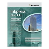 Inkpress Clear Film 5 mil. Polyester Inkjet Film, 17x22", 20 Sheets