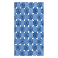 Caspari Le Moderne Paper Guest Towel Napkins in Blue, Two Packs of 15