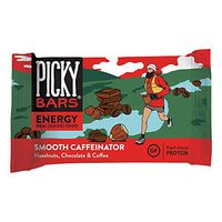 Picky Bars Smooth Caffeinator Real Food Energy Bars - Vegan, All Natural, Gluten-Free (10 Pack)