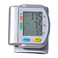 Blue Jay Wrist Blood Pressure Unit - Portable Sphygmomanometer‎ for Clinically Accurate Reading - Digital Blood Pressure Measuring Device. Medical Supplies