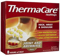 Thermacare Neck, Shoulder & Wrist HeatWraps, 8 Hour-3ct