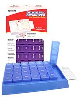 Acu-Life One Week (7 day) Plus Today Pill Organizer and Planner with Removable Daily Pillbox (Large)