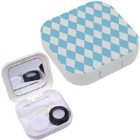 Portable Contact Lens Case Box Travel Kit Mirror + Bottle + Tweezers Container Holder [ Oktoberfest German Beer Festival ]