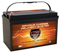VMAXTANKS VMAX MR137 for Chris Craft power boats and trolling motors w/group 31 marine deep cycle 12V battery 120AH