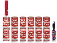 Ideal Home Innovations USA Made Heavy Duty Lint Roller 8 Inch Wide 360 Sheet Refill 6 Roll Pack for Rapid Cleaning Lint and Pet Hair on Clothing and Fabrics by IHI