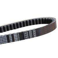 Trkimal 743-20-30 CVT Drive Belt for GY6 125cc 150cc 152QMI/157QMJ Short-Case Engine ROKETA JMSTAR TAOTAO JONWAY Baja Tank Scooter Moped ATV Go Kart.