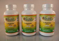 L-arginine, L-argenine 500mg, Made in USA - 300 (3x100) Tablets
