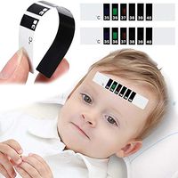 10PCS Thermometer,Safe Forehead Head Strip Fever Thermometer Child Adult Body Check Test Temperature Monitoring,Forehead Thermometer