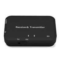 DEALPEAK 2-in-1 Portable Bluetooth 4.2 Audio Transmitter Receiver 3.5mm Adapter for TV Phone MP3