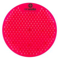 AirWorks AWSFUS229-BX Splash Free Urinal Screen, Fruit Basket, Light 0.22 lb, 8" Height, 6" Width, Red (Pack of 10)