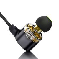 ESR Wireless Earphones with Dual Drivers, Light Bluetooth Earbuds, Bass Boost HD Sound with Mic, Secure-Fit Sports Headphones for Running and Workout, Black