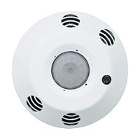 Leviton ODC10-MDW ODC Series 1000 Sq. Ft. Multi-Technology Ceiling-Mount Occupancy Sensor, 120-277 Volt, White