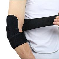 TOPSHION Spring Elbow Braces Compression Elbow Sleeve Arm Wrap Elbow with Spring Support for Weightlifting Hiking Tennis (2)