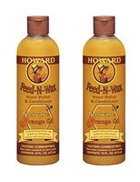Howard Feed-n-Wax Wood Polish & Conditioner Beeswax Polish 16oz (2)
