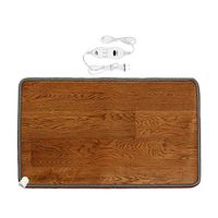 Electric Heating Pad Rug Office Heating Foot Mat Warmer Winter Warm Feet Thermostat Carpet Household Warming Tools (50x80cm)