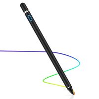 Stylus Pen for Touch Screens, Digital Pen Active Pencil Fine Point Compatible with iPhone iPad and Other Tablets (Black)