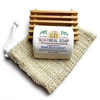 Goat Milk & Honey Products - Beekman - All Natural For Eczema - Psoriasis - Sensitive Skin - Palm & SLS Free - Non GMO - Free Fast Ship Over $25 (Barbershop, 3 Piece Gift set)