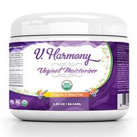 Vaginal Moisturizer - Vulva Balm - USDA Organic Aloe Free and Natural Vaginal Cream - Intimate Skin Cream - Help Reduce Vaginal Dryness and Itching - Estrogen Free Treatment - V. Harmony