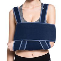 Velpeau Arm Sling Shoulder Immobilizer - Can Be Used During Sleep - Rotator Cuff Support Brace - Adjustable Medical Sling for Broken & Fractured Bones, Dislocation, Sprains, Strains & Tears (Large)