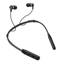 YOMYM Bluetooth Headphones Neckband, Wireless Bluetooth Headphones V5.0 Bluetooth Sports Headset Noise Cancelling IPX5 Waterproof in-Ear Headphones for Running/Gym Earphone with Mic-Black