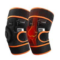 ZWPY Electric Heated Knee Brace, Heating Knee Support Rechargeable 5 Adjustable Heating Modes for Muscles Arthritis Sports Injury Pain Relief