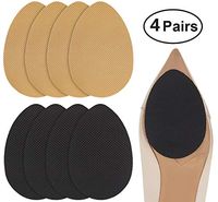 Dr. Shoesert Non-Slip Shoes Pads Adhesive Shoe Sole Protectors, High Heels Anti-Slip Shoe Grips (Yellow + Black)