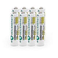 GEILIENERGY Triple A NIMH AAA 1.2V 1000mAh Rechargeable Battery for Remote Control/Toys/Flashlight/Mice(8 PCS)