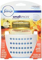 Febreze SmallSpaces Hawaiian Aloha Starter Kit Air Freshener (1 Count, 5.5 mL) (Pack of 8)