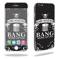 MightySkins Skin Compatible with Apple iPhone 6 Plus - Drummers | Protective, Durable, and Unique Vinyl Decal wrap Cover | Easy to Apply, Remove, and Change Styles | Made in The USA