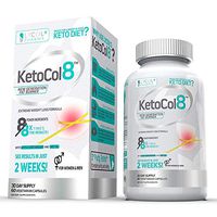 KetoCol8 Keto Diet Pills with Apple Cider Vinegar BHB Salts for Women and Men 15 Billion CFU Ultimate Keto Supplement that Triggers Ketosis Boost BHB Production and Utilizes Fat for Energy 60 Capsules