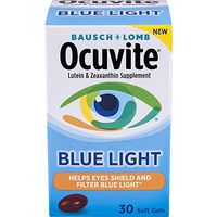 Ocuvite Blue Light Shield Lutein Zeaxanthin Eye Vitamin, 30 Soft Gels (Pack of 2)