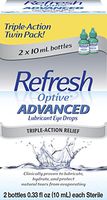 Refresh Optive Advanced, 0.33 Fl Oz (2 Count)