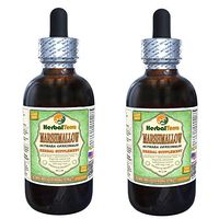 Marshmallow (Althaea Officinalis) Glycerite, Organic Dried Root Alcohol-Free Liquid Extract (Brand Name: HerbalTerra, Proudly Made in USA) 2x2 fl.oz (2x60 ml)
