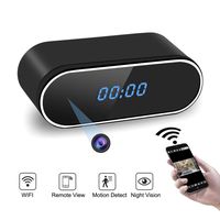 Spy Camera,YYCAMUS Hidden Camera in Clock WiFi Hidden Cameras 1080P Wireless IP Surveillance Camera for Indoor Home Security Monitoring Nanny Cam 140°Angle Night Vision Motion Detection