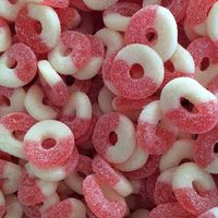 Hemp Watermelon Rings Gummy Premium 500MG High Potency, Natural Hemp Candy Supplements for Pain, Anxiety, Stress & Inflammation Relief | Promotes Sleep & Calm Mood