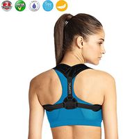 Back Posture Corrector Posture Support Adjustable Strap Wear Under Clothes Effective Comfortable Lightweight Posture Brace for Women, Men, Kids, Girls, Relief Upper Shoulder, Neck Pain, Improve Thorac